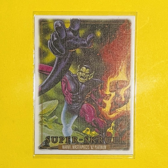 Other - 2024 Upper Deck Marvel Masterpieces '92 Platinum Super-Skrull Canvas 84 Card